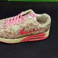 TERLARIS sepatu nike air max 90 floral pink