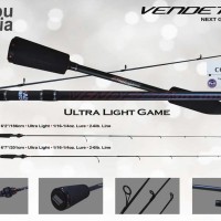 Abu Garcia Vendetta VDTS672ULA Spinning 2-6 Lb - UL Joran Pancing