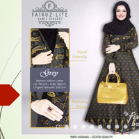 Gamis Songket Busui-u/ IBU MENYUSUI/Fairuz Lite/Pakaian Wanita