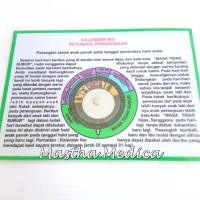 Kalender KB Suntik 3 Bulan (KB Progestine) sistem Kontrasepsi Alami