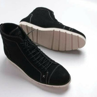 PROMO Sepatu boot pria kulit merk Boston Super Legion (Brodo/Bally)