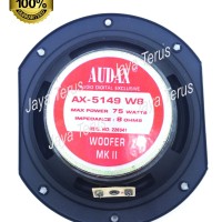 Speaker Woofer Audax 5 inch AX- 5149 8 Ohm Speaker 5 Kualitas Premium