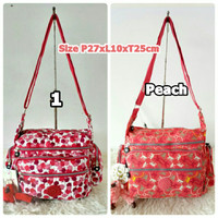 Jual KP015 Tas Selempang Wanita Kipling Motif 7Ruang Import Murah