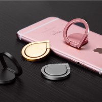 HQ Luxury Unik Metal Leaf Standing Finger iRing Ring Phone HP Android