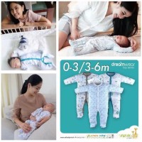 Sleepsuit dreamwear velvet junior pakaian bayi motif boy