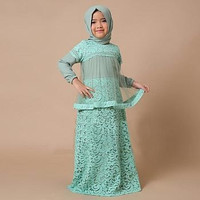 baju muslim pesta nina anak perempuan 3 4 5 tahun kid amy toska VT
