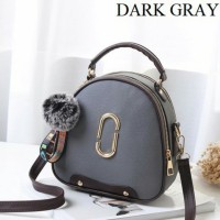 Tas Handbag Import Remaja Dan Dewasa Wanita Modern Masa Kini Dark Gray