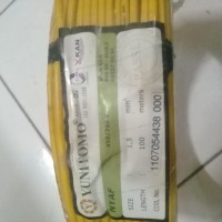 Kabel Yunitomo NYAF 1.5 mm2 kuning 100 meter/roll