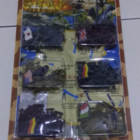 Mainan tentara plastik mini jadul tahun 90an