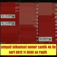 Jual nomer cantik TELKOMSEL simPATI 4G lte kartu perdana rapih harga obral Murah