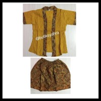 Baju Anak Setelan Kebaya - Kutu Baru Embos Modern - Kebaya Kutubaru