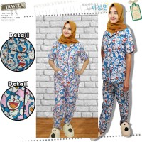 Paling Laku Baju Tidur Pengantin Wanita Setelan Piyama Doraemon