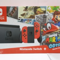 Jual Console Nintendo Switch + Super Mario Odyssey Edition Murah