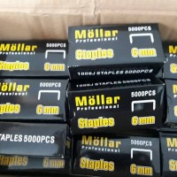 Harga isi mesin paku tembak u refill stapler air stapler nailer gun 6mm | HARGALOKA.