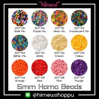 100 pcs Midi Beads 5mm Hama Beads Perler Artkal Fuse/Pelindung Kabel