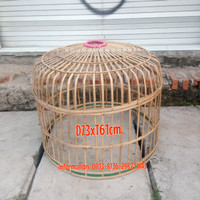 KANDANG KURUNGAN AYAM BAMBU D 73 cm x T 61 cm