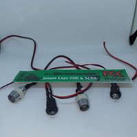 Lampu led indikator alarm motor kedip