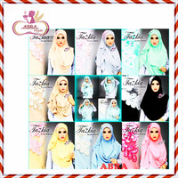 Jilbab Pashmina / Khimar Segiempat Instan / Jilbab Ceruti - JAS