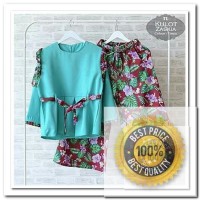 wilujeng online shop ZASKIA SETELAN BATIK SETELAN KULOT MOTIF BUNGA PA