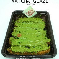 CUCI GUDANG - MATCHA GLAZE ALA JCO - GREENTEA GLAZE - HIASAN DONAT