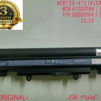 Baterai Battery Laptop Original Acer Aspire E14 E15 E4 E5 411 E5 421