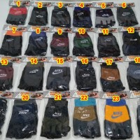 Jual sarung tangan motor setengah jari half finger gloves gym nike fitness Murah