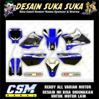 784 DEKAL DECAL MOTOR YZ 85 LAMA STIKER STICKER STRIPING BODY ROCKSTAR
