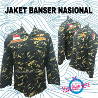 Jaket bolak-balik banser loreng nasional