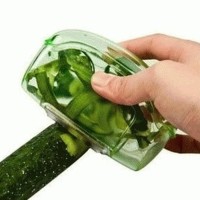 Pisau Pengupas Kulit Buah / Sayur dengan Tempat Pembuan PROMO