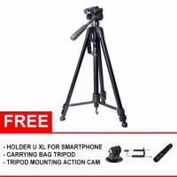 Somita Tripod ST 3520 Hitam Free Aksesories FV09070166