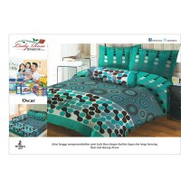Bed Cover Set Sprei Lady Rose King 180 x 200 cm Oscar Berkualitas