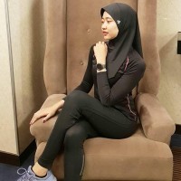 Best Kerudung Manset sport / hijab olahraga tripadma maxwell - Navy