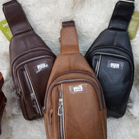 TAS SELEMPANG DADA MERK JEEP / TAS KULIT
