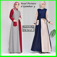Jual GAMIS POLOS WANITA BUSUI JUMBO BALOTELLI KATUN JERSEY ABAYA BAJU PESTA Murah