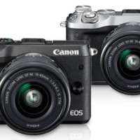 KAMERA MIRRORLESS CANON EOS M6 M 6 KIT 15-45mm IS STM - Hitam