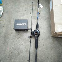 Joran Bait Casting Catfish Wine 195cm Dan Reel Bait Casting Camry Best