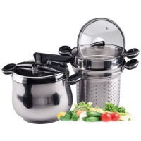 PANCI PRESTO STAINLESS 5 FUNGSI OXONE OX1060F STEAMER PRESSURE COOKER