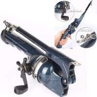 GW Fiber Glass joran pancing ikan lipat potable instant Fisherman