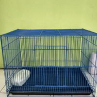 Kandang kelinci bahan galvanis ukuran 60x45x50
