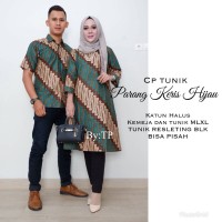 Jual Batik sarimbit cp tunik parang keris Murah