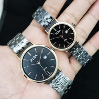 PROMO!!! JAM TANGAN COUPLE ALBA TANGGAL KW 1