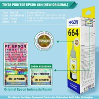Tinta Printer Refill Epson Original Ink T664 L100 L200 L120 L210 L220