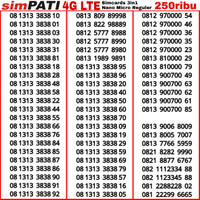 Jual Kartu Perdana Nomor Cantik Simpati 4G Telkomsel Bukan Loop Kartu As Murah