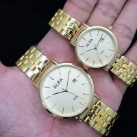 PROMO!!! JAM TANGAN COUPLE ALBA TANGGAL KW 1