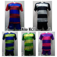 Jersey Kaos Setelan Baju Bola / Futsal Nike NK31 Polos