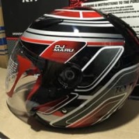 Best Seller...!!! Helm KYT Dj Maru / DjMaru merah maroon hitam