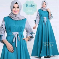 TERLARIS RUBY DRESS- PROMO BAJU GAMIS - GAMIS MURAH - DRESS MURAH