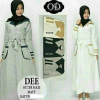 Jual Baju Maxi Muslimah Wanita Gamis Baju Muslim Abaya Muslim Dee Outer Murah