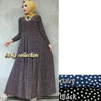 Jual Baju Maxi Polka Baju Muslim Gamis Muslim Pakaian Maxi Muslimah Abaya Murah