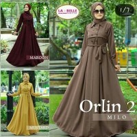 Jual Baju Muslimah Orlin Gamis Tunik Baju Muslim Abaya Muslim Murah